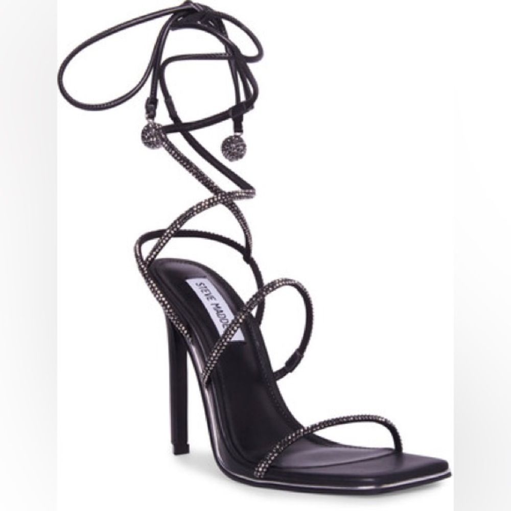Steve Madden Black Heels - UNVEIL Size 8.0